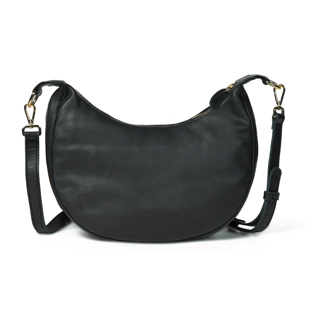 
                  
                    Load image into Gallery viewer, ROBYN Studded Crossbody Bag - Black Leather
                  
                