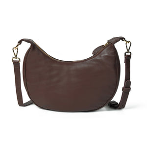 
                  
                    Load image into Gallery viewer, ROBYN Studded Crossbody Bag - Chocolate Brown Leather
                  
                