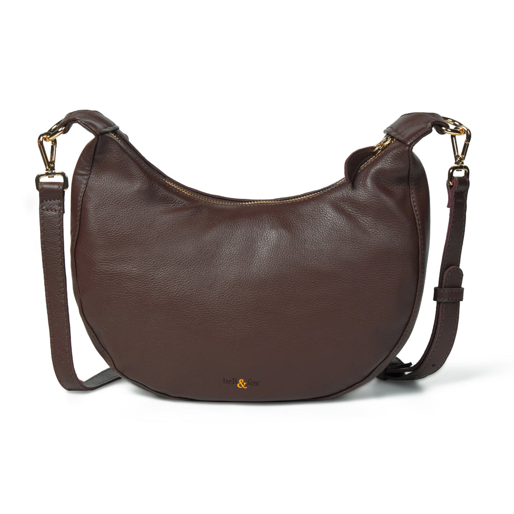 
                  
                    Load image into Gallery viewer, ROBYN Hand Woven Crossbody Bag - Chocolate Brown Leather
                  
                