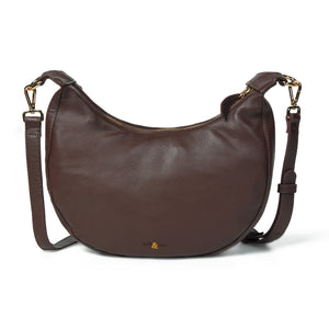 
                  
                    Load image into Gallery viewer, ROBYN Hand Woven Crossbody Bag - Chocolate Brown Leather
                  
                