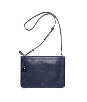 
                  
                    Load image into Gallery viewer, navy leather cross body bag
                  
                