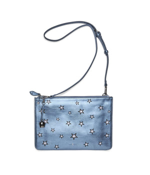
                  
                    Load image into Gallery viewer, GIA Cross Body Bag / Oversize Clutch - Nightshade Star Print
                  
                