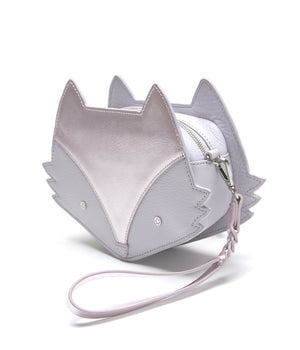 
                  
                    Load image into Gallery viewer, lavender leather fox crossbody bag
                  
                