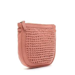 
                  
                    Load image into Gallery viewer, terracotta hand woven leather crossbody bag
                  
                