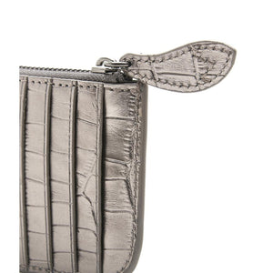 
                  
                    Load image into Gallery viewer, credit card purse metallic leather
                  
                