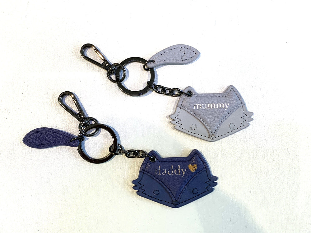 
                  
                    Load image into Gallery viewer, CUB Fox Keyring - Lupine Blue
                  
                