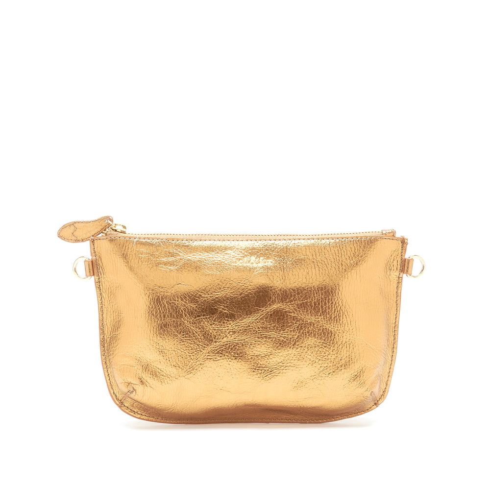 
                  
                    Load image into Gallery viewer, IZZY Cross Body Bag / Clutch - Bronze Leather
                  
                