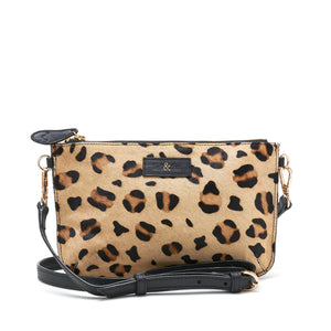 
                  
                    Load image into Gallery viewer, IZZY Cross Body Bag / Clutch - Light Leopard Mix
                  
                