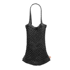 
                  
                    Load image into Gallery viewer, AIME BLACK MACRAME BAG
                  
                
