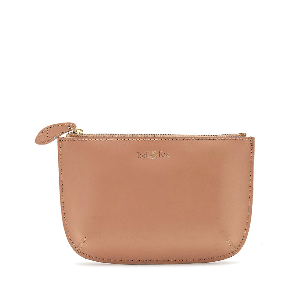 FAYETTE Leather Pouch - Tan Leather