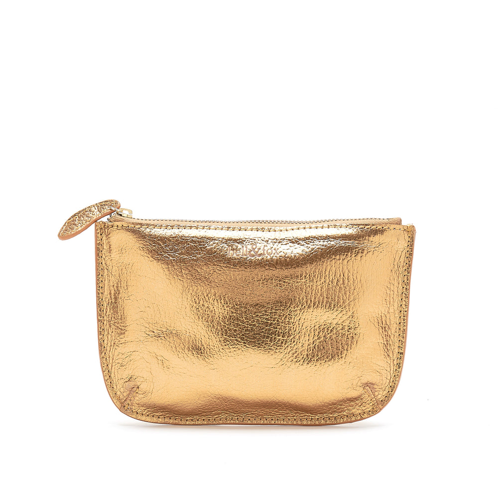 FAYETTE Leather Pouch - Bronze Leather
